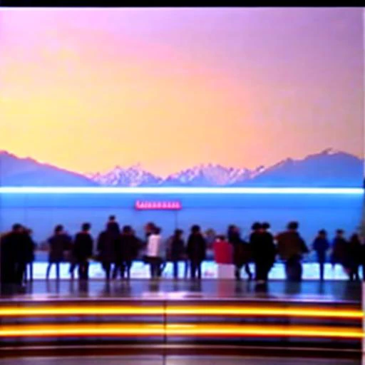 90VHS, vhs still from tv, photo of train station with people around it, <lora:90VHS-01:1> , <lora:epiNoiseoffset_v1:1>