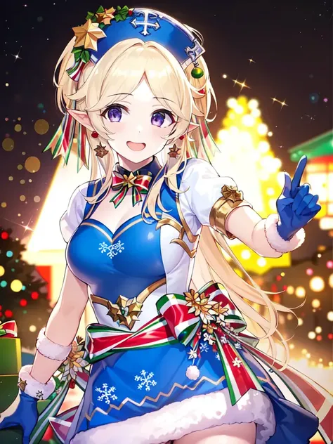 masterpiece, best quality, high resolution, ChristmasOutfit, Yukari ChrismasDress, 1girl, solo,
<lora:PCYukari:0.9>
