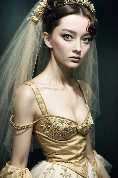 <lora:Anastasia_Vertinskaya:0.85> Tim Walker style award winning intrinsic detail dreamscape photo-art high fashion portrait style of a female supermodel with stylized modern hair in John Galliano fashion design in a high fashion studio, hd, 8k, (intricate details, hyperdetailed:1.15) (skin texture:1.2)