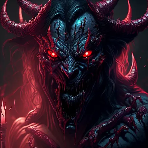 ((demon)), Horror , highly detailed, Ilustration, digital art, hd, 8k, soft lighting, dark, details, ultra-realistic,((only body))