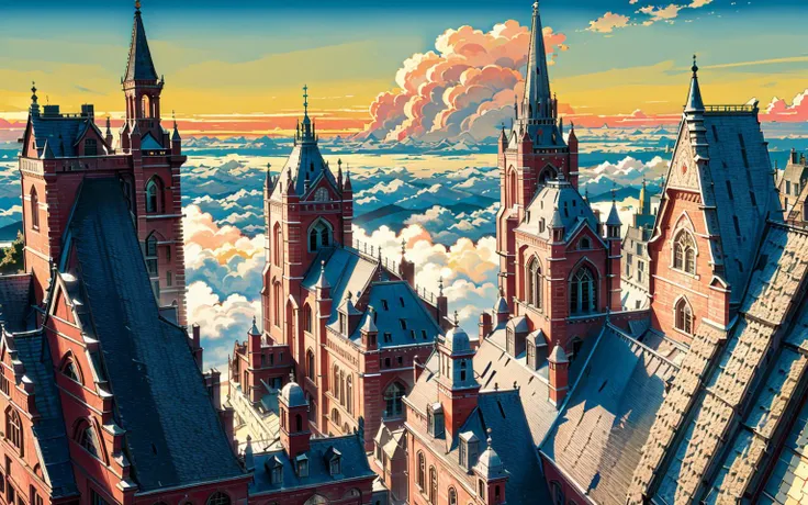 Anor Londo is a majestic ancient city that lies high above the clouds, the former home of the gods and their faithful followers. The city is bathed in a golden light that never fades, creating an illusion of eternal day. The city is full of grand buildings, bridges and towers that showcase its glory and power.