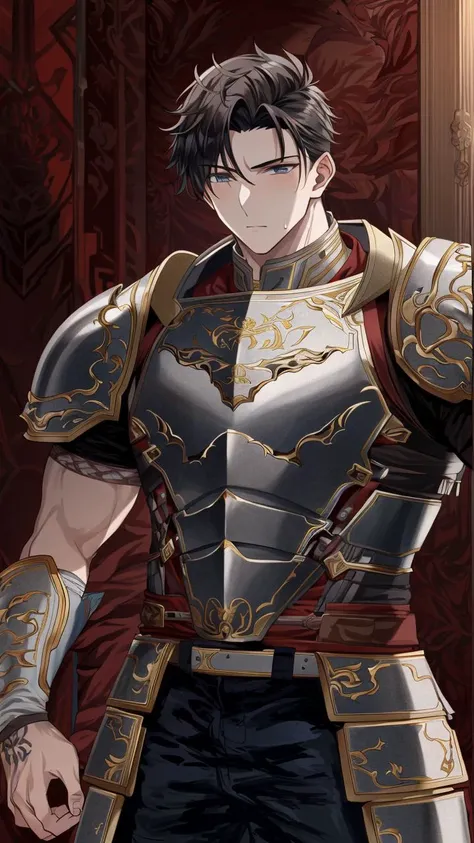 masterpiece, best quality, extremely brutal epic and powerful, extremely detailed, intricate detail,
1boy, strongman, handsome, warrior, armor