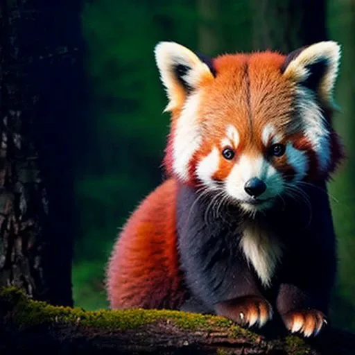 <lora:lowra_v10:1> professional photo of a Red panda in a forest, lut, cinematic, insane details, intricate details, hyperdetailed, masterpiece, real photo, muted colors,
