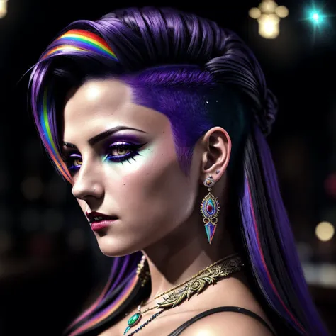 (Cinematic Photo:1.3) of (Ultra detailed:1.3),
beautiful European woman (vampire:1.1) in bar,
(Vampire The Masquerade:1.1),
(world of darkness:1.1),
(rainbowed:1.3) (epic mohawk:1.3),
(Wt FX:1.3),
Highly Detailed,
piercing,
tatoos,
(Baroque Art:1.3),
(Classical Realism:1.3),
(Kinemacolor:1.3),
(Cotton:1.1),
(Glamor Shot:1.2),
(Beautiful Lighting:1.2),
insanely detailed and intricate,
hypermaximalist,
elegant,
ornate,
(super detailed:1.2),
(Colorful:1.3), <lora:lowra_v10:0.7>