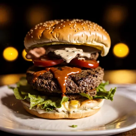 ((Macro photograph of the best burger ever, studio lighting)) <lora:OraganiPhotography:1>, 8k, 4k, detailed, attractive, beautiful, impressive, photorealistic, realistic, cinematic composition, volumetric lighting, high-resolution, vivid, detailed, stunning, professional, lifelike, crisp, flawless, DSLR, 4k, 8k, 16k, 1024, 2048, 4096, detailed, sharp, best quality, high quality, highres, absurdres