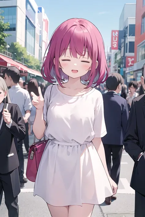 <lora:hotarueye_comic2_type2:1.5>, insanely detailed, absurdres, ultra-highres, ultra-detailed, best quality,
1girl, solo, nice hands, perfect hands,
BREAK
(grab shoppinng bag, wearing plain clothes)
BREAK
happy smile, laugh, open mouth, standing,
,
cute pose, cowboy shot,
BREAK
slender, kawaii, perfect symmetrical face, ultra cute girl, ultra cute face, ultra detailed eyes, ultra detailed hair, ultra cute, ultra beautiful,
BREAK
in harajuku, shibuya, tokyo, street, crowd, cityscape,
BREAK
medium breasts,
(red hair, blue eyes),