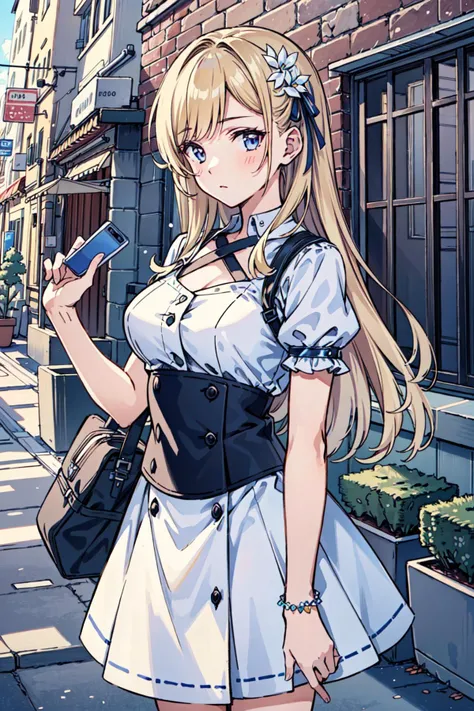 (masterpiece),(best quality), girl,((ultra-detailed)), (highly detailed CG illustration),(expressionless),detailed cityscape