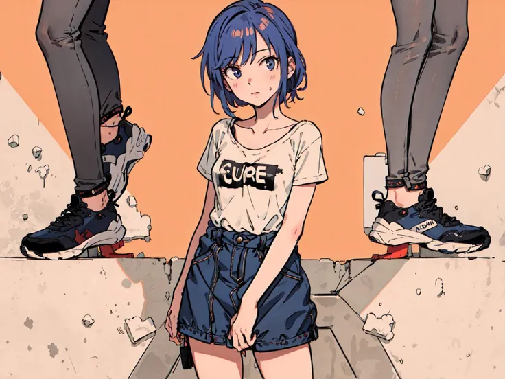 best quality, detailed background, girl, ,euro_street, random_wear, <lora:ohtsukiYuiTHEIDOLMSTER_v10:1>