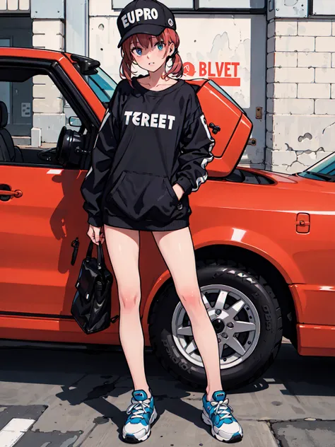 best quality, detailed background, girl, ,euro_street, random_wear,