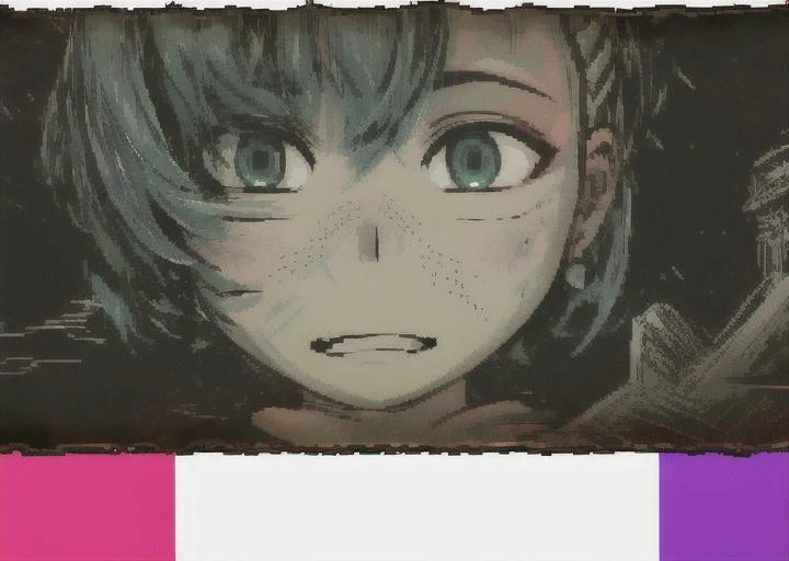 <lora:LONA05:1>,neon lights,dystopian city,(hackers:1.2),a girl with blue hair and dark green eyes,closeup,makeup,white eyelash,intricate details,(technological upgrade on face:1.3),dark skin,(hacker eyes:1.3),mohawk hair,by Josan Gonzalez,Simon Stalenhag,Maciej Rebisz,Mike Winkelmann (Beeple),Darek Zabrocki,(face techup:1.5),neon cable on face,facial piercing,
