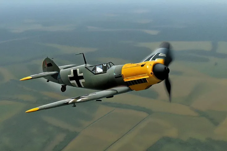 (masterpiece, best quality:1.2), ultra-detailed, BF109, (realistic:1.5), <lora:EdobBF109_v1.0:1>