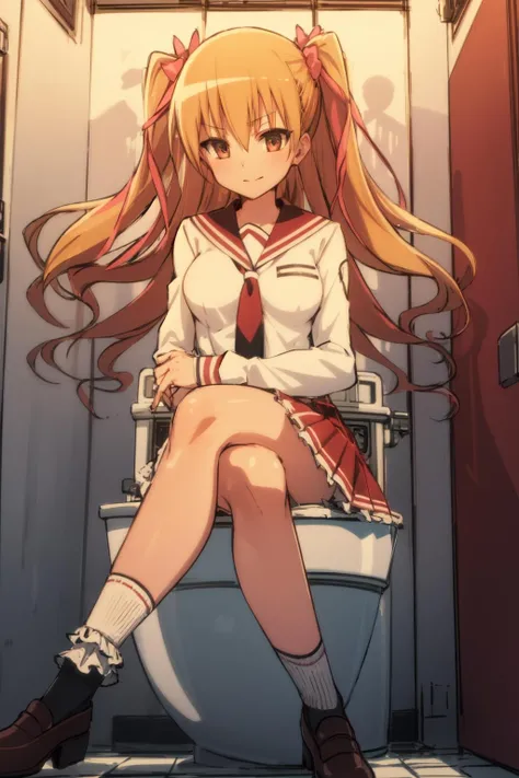 gyaru, office lady, 30 years old, dark skin, urination, wet legs, humiliated, urine puddles, tears, blush, soaked stockings