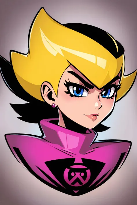 masterpiece, cursed, vector art, Realism Portrait of Jessie from Pokemon, detailed, comic style, jim lee, <lora:ML2-06:0.6>