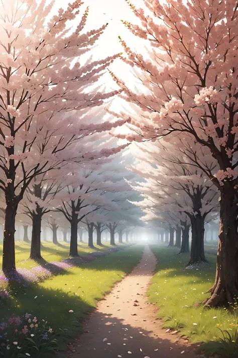 orchard,rchahua,forest,tree,flower,day,sunlight,<lora:rchahuav1-loha-000009:0.8>,
