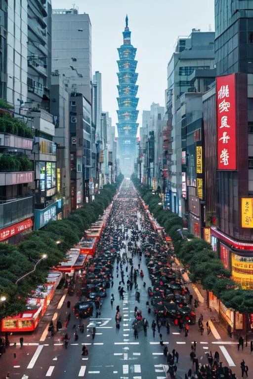 (otherworldly), highly insanely detailed, masterpiece, top quality, best quality, highres, 4k, 8k, RAW photo, (very aesthetic, beautiful and aesthetic), Haneame, <lora:yubo_v10:0.3:1,0,0,0,0,0,0,0,1,1,1,1,1,1,1,1,1>,
(1girl, solo:1.6),
BREAK
((pedestrian hell)),((busy street in taiwan)),taipei road,scooter,motorcycle,wind,trees,crowd,traffic light,road sign,cityscape,shopping,storefront,signboard,building,greenery,city-life-overload, , (fantasy world)âââ