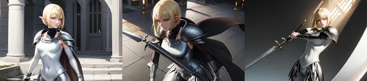 highly insanely detailed, masterpiece, top quality, best quality, highres, 4k, 8k, RAW photo, (very aesthetic, beautiful and aesthetic),
__lazy-wildcards/cosplay-char/claymore/clare/prompts__,
<lora:claymore_clare-10:0.6>,
1girl, solo,
a beautiful elvish girl,
__lazy-wildcards/dataset/background__,âââ