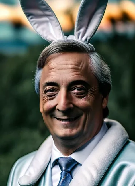 portrait of sks man dressed with ((detailed bunny costume:1.1)), (outdoors:1.2), natural lighting, 4k, 8k, 8k realistic, sharp focus, intricate, high resolution, , <lyco:locon_perfecteyes_v1_from_v1_64_32:0.85> <lora:knestor:1>