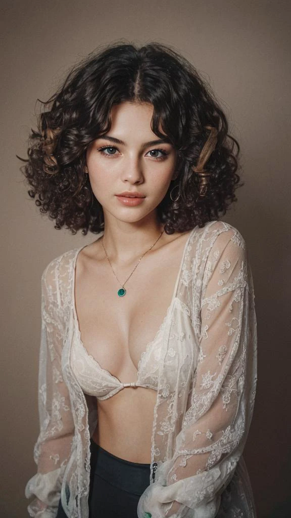 analogue photography of (Kuwaiti woman:1.2), (Flat Style:1.2), (close-up:1.1), (cleavage:1.2) BREAK (looking at viewer, eye contact:1.2), BREAK wearing sunset yoga pants and cerulean shirt BREAK , (emerald curly afro hair:1.3), BREAK epiCRealism epiCPhoto <lora:add_sharpness:0.6> BREAK (simple beige background:1.3), dark theme, low light, polaroid <lora:fujifilm-instax-v1beta:0.4>, film grain, Fujifilm XT3, <lora:detail_slider_v4:1.2>