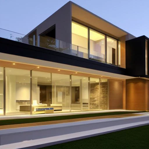 LoRA GDM Luxury Modern House / Building Architecture