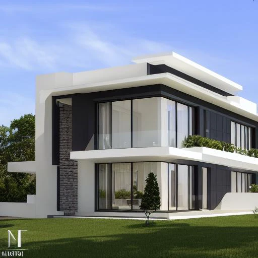 LoRA GDM Luxury Modern House / Building Architecture