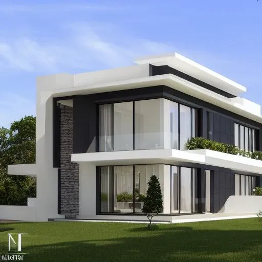 <lora:gdmextlora:.4> luxury modern house, 4k