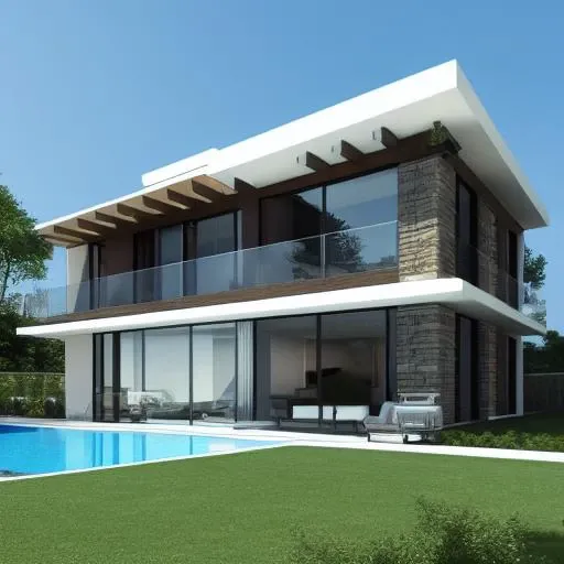 <lora:gdmextlora:.4> luxury modern house