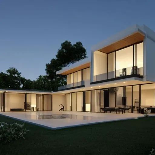 <lora:gdmextlora:.4> luxury modern house