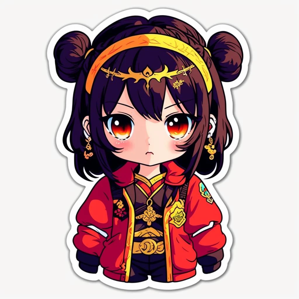 1girl, asian, anime style,
,sticker,,stickers
, <lora:StickersRed15PasWithTE:1>