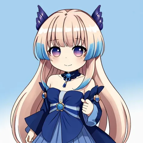 <lora:sangonomiya_kokomi:0.7> 1girl, sangonomiya_kokomi, (chibi:1.5), gender smile, 3d cartoon, wearing dress, cute