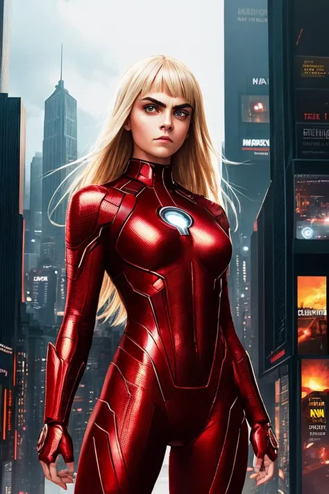 photo of (caradelevingne_ti:0.99), a woman (as a Marvel superhero), photorealistic picture, (highly detailed infographic), (comic cover with title:1.3), (comic text), (comic issue), (commentary), (descriptive text), (descriptive infographic), perfect thighs, (red outfit), (futuristic city background), atmospheric lighting, cinematic composition, concept art, digital illustration, detailed, 8k wallpaper of the highest quality, sharp focus, NIKON, natural light, 8K, highly detailed, ((perfect eyes)), (detailed pupils)