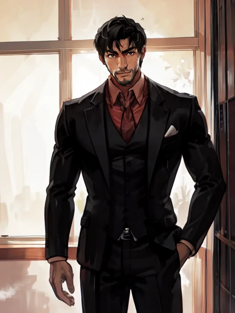 <lora:UnsettlingImages:0.8> hirosh1_n0texist is a young-Japanese-man with short-black-hair and wearing a suit, <lora:neg4all_bdsqlsz_V3.5:0.658> <lora:AdvancedEnhancer:1.3> <lyco:GoodHands-beta2:0.51>, cowboy-shot