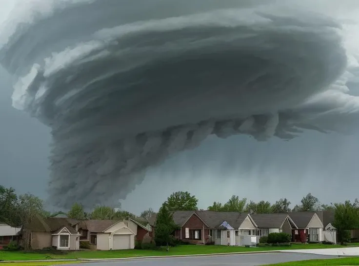 <lora:troom_troom_thumbnail-v2-10:1> troom_troom_thumbnail, tornado in suburbia