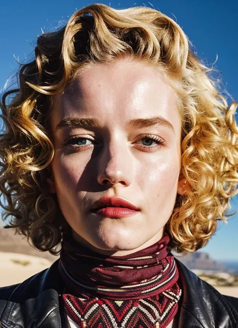 portrait of sks woman in Cape Town, at Table Mountain, by Flora Borsi, style by Flora Borsi, bold, bright colours, ((Flora Borsi)), by Edward Weston, <lora:locon_juliagarner_v1_from_v1_64_32:1>