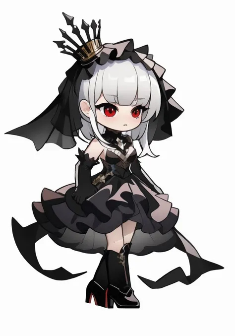 Elizabeth_META,black dress, elbow gloves, crown, veil, high heel boots<lora:22 (1):1><lora:Elizabeth_META2[Elizabeth_META,black dress, elbow gloves, crown, veil, high heel boots]:1.2>