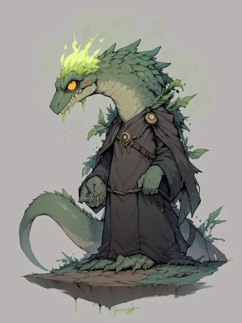 score_9, score_8_up, score_7_up, score_6_up, 4sh1pwr1ght <lora:4sh1pwr1ghtXLP:1> wizard, lizard, full body,