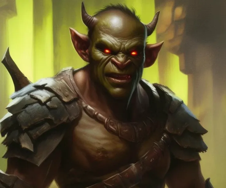 fking_mtg, award-winning portrait of a creature - orc