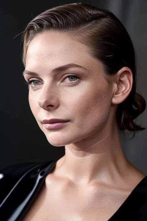 r3b3ka, (close-up:1.1) portrait of woman,oiled shiny skin,(slick undercut:1.1) hair,(simple-grey-backdrop:1.0),nude,
8k uhd,best quality,masterpiece,sharp focus,
<lora:CR-RebeccaFerguson-v3-Panache:0.8>