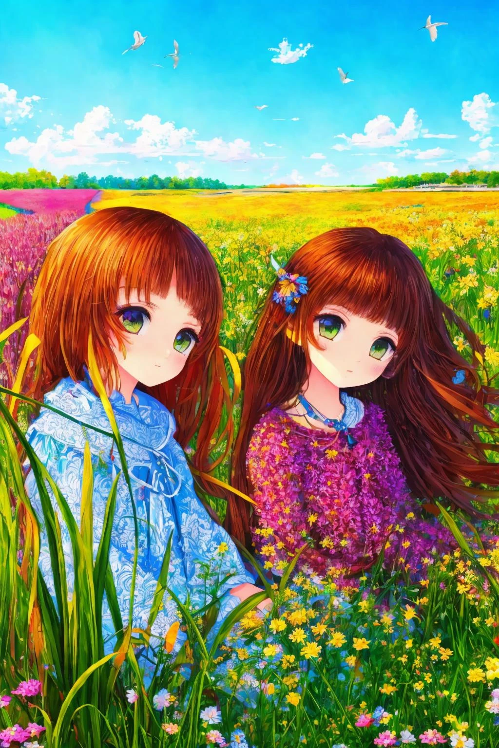 Traditional Anime Illustration Style