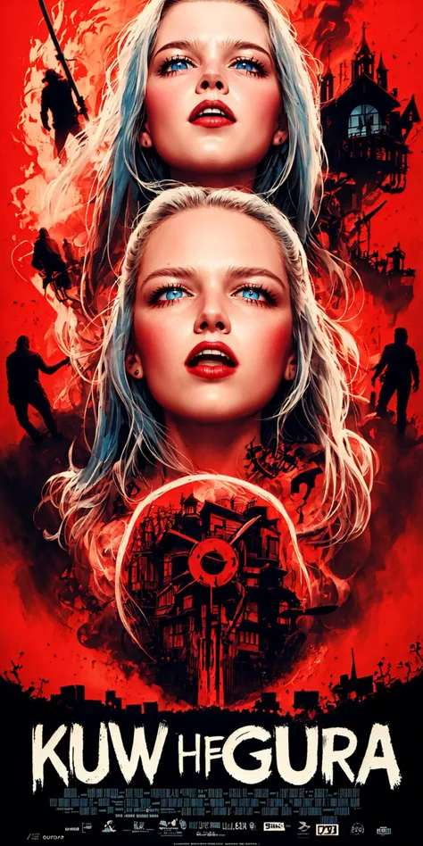 Horror Poster,(masterpiece:1.4),(best quality:1.4),(high resolution:1.4),horror (theme),(Building),portray an extremely rich cinematic picture,(((Modern Movieer Style))),Movie Postirl,((((gawr gura)))),sharp teeth,<lora:horror 1:0.6>,<lora:gawrGuraHololive_v2:1.4>,