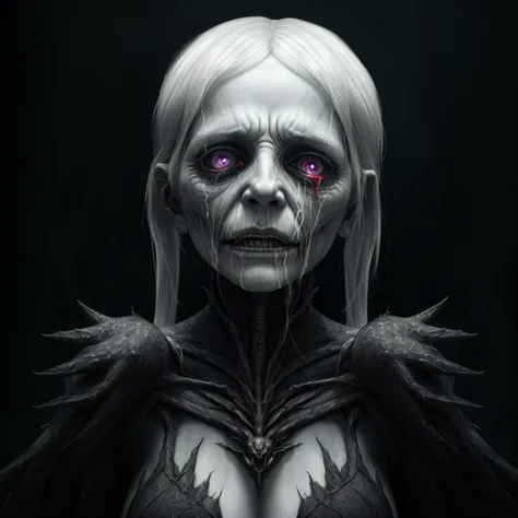 banshee, ghost, old woman, dead, creepy, decadent, ruined skin, transparent, invisible, bloody, crying, screaming, sad, stunning details, very detailed, high resolution, photorealistic, cinematic lighting, realistic proportions, realistic perspective, harmonic composition, sharp focus, fantasy, D&D, realistic eyes