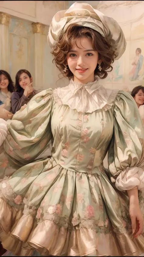 masterpiece,best quality,highest detail,looking at viewer,Boom Shot,
1girl,photo of a cute girl,light smile,charming,20yo,Bouffant Hair.shiny hair,Luxurious Gold,Pleats,Glitter,Patchwork,dynamic pose,soviet union,
<lora:wlqc_20230930191134:0.8>,
<lora:add_detail:1>,<lora:soviet-poster:0.8>,