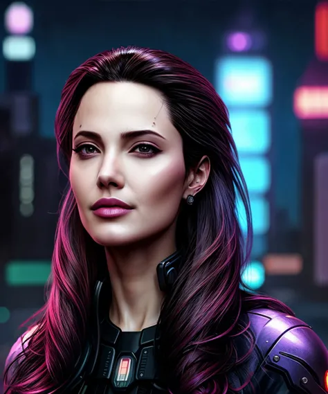 a woman <lora:AngelinaJ:1>, cyberpunk, in heavy raining futuristic tokyo rooftop cyberpunk night, sci-fi, fantasy, intricate, very very beautiful, elegant, neon light, highly detailed, digital painting, artstation, concept art, soft light, hdri, smooth, sharp focus, illustration, art by tian zi and craig mullins and wlop and alphonse mucha