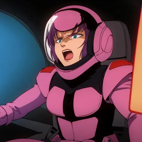masterpiece,high quality,solo,cockpit,
<lora:fualaglifon002:0.7>,angry,open mouth,
fuala,1woman,
pink spacehelmet,
pink pilot suit,