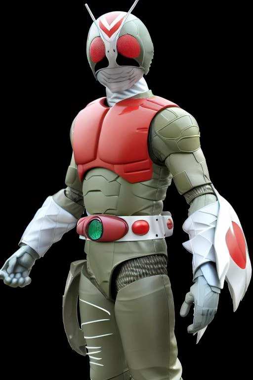 best quality, 1boy, solo, actionauf, detail face,(portrait:1.2), Depth of Field, Portrait , Lovely Small Breasts, upper Body , looking at viewer, ninja suit, freeze, snow, mask, face mask, <lora:ShowaRider:1>, kamen rider
