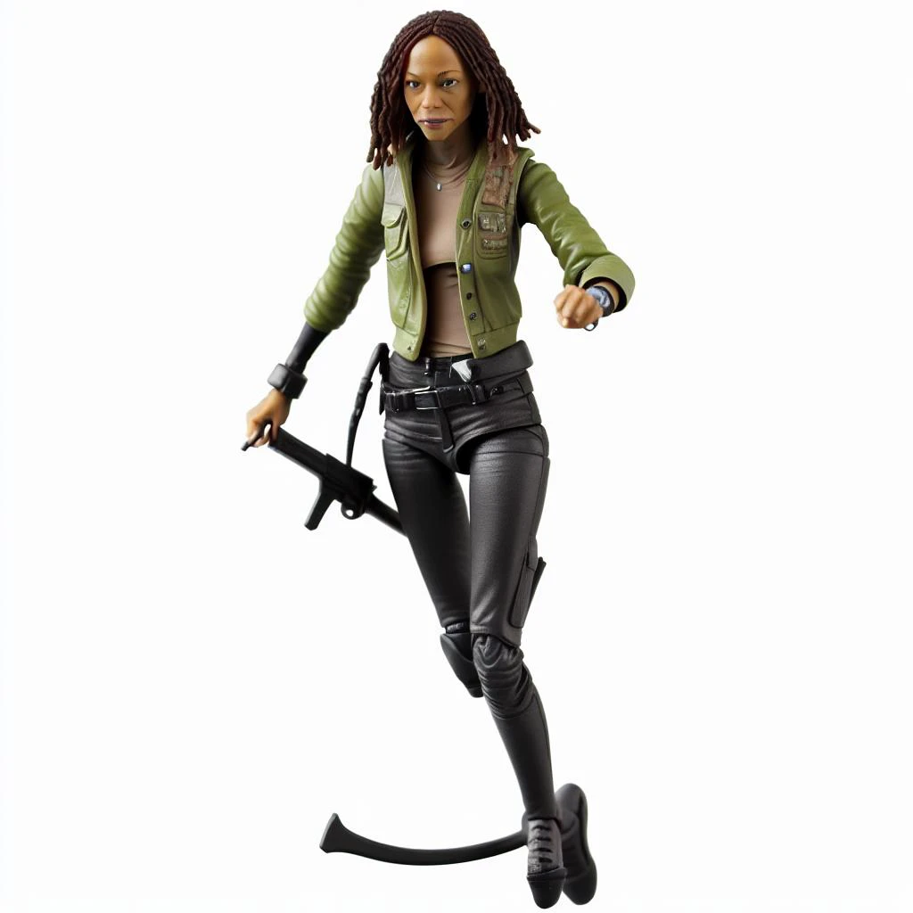 relistic actionauf style Zoe Saldana