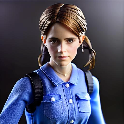 realistic actionauf style Emma Watson