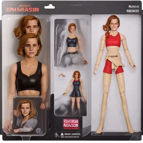 realistic boxati style Emma watson