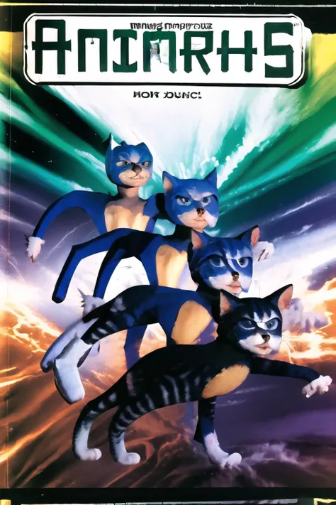 Highly detailed, High Quality, Masterpiece, beautiful, <lora:Pos_AnIORHS:1>, cat, animorphs, Sanic, <lora:Char_Sonic_Sonic:0.8>