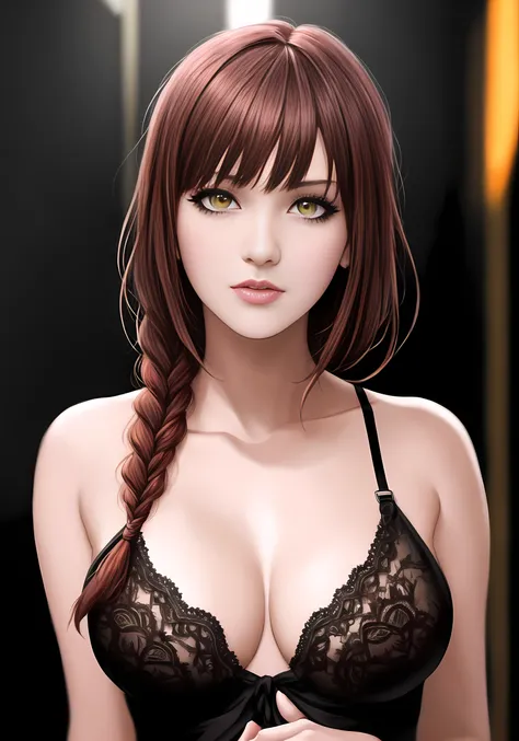EMB_sksmakima2-2075, full body shot photo of the most beautiful artwork in the world featuring Makima from Chainsaw Man posing, sexy, urban tokyo futuristic look, neon lights, night, slow motion, reflections, lingerie, intricate detail,
nostalgia,art by Nixeu, art by WLOP, art by Sakimichan, trending on ArtStation, trending on CGSociety, Intricate, High Detail, Sharp focus, dramatic, photorealistic painting art by midjourney,