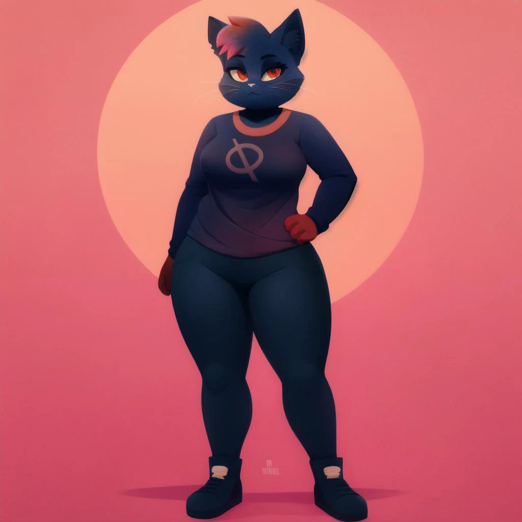 high quality, best quality, masterpiece, high res, mae borowski, furry, anthro, 1girl, adult, female, paws, standing <lora:MaeBorowski:0.6>